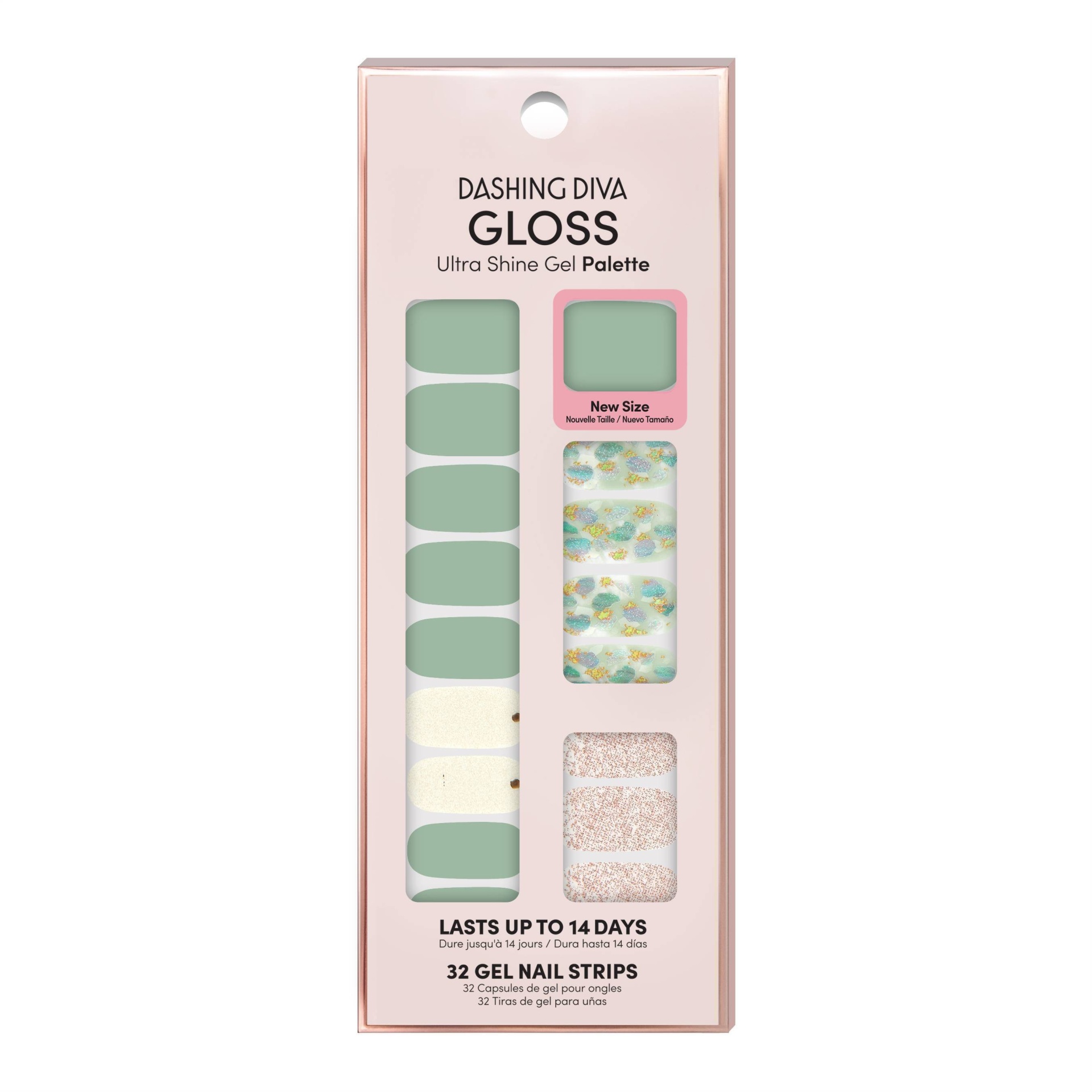 slide 1 of 1, Dashing Diva Gloss Ultra Shine Gel Palette Nail Art - Healing Space - 32pc, 32 ct