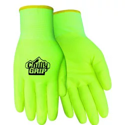 Red Steer Chilly Grip Heavyweight Acrylic Gloves - Green