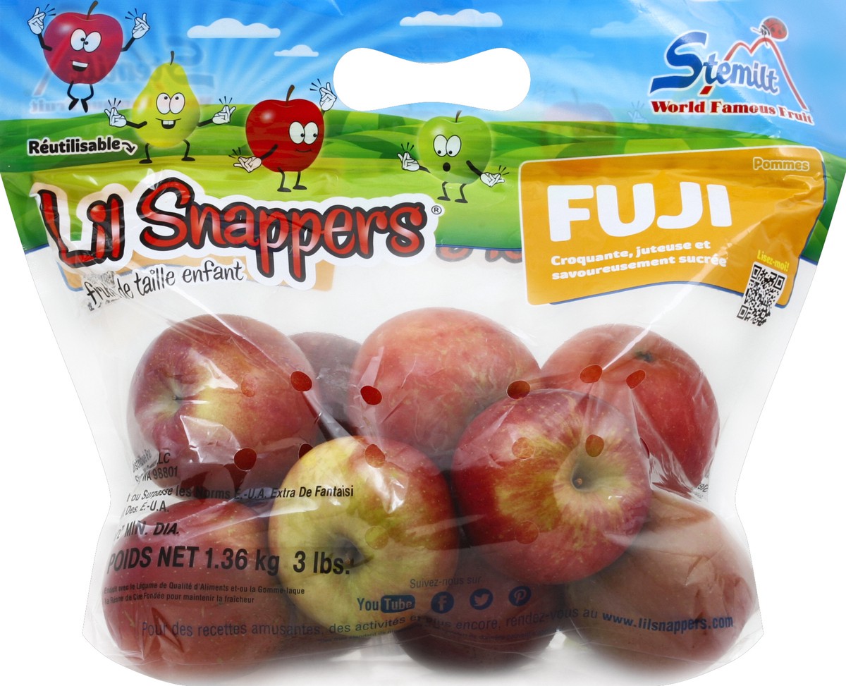 slide 6 of 6, Stemilt Lil Snappers Apples Fuji, 1 ct