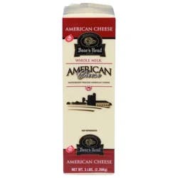 Boar's Head Deli Whole Milk White American Cheese (Regular Sliced)