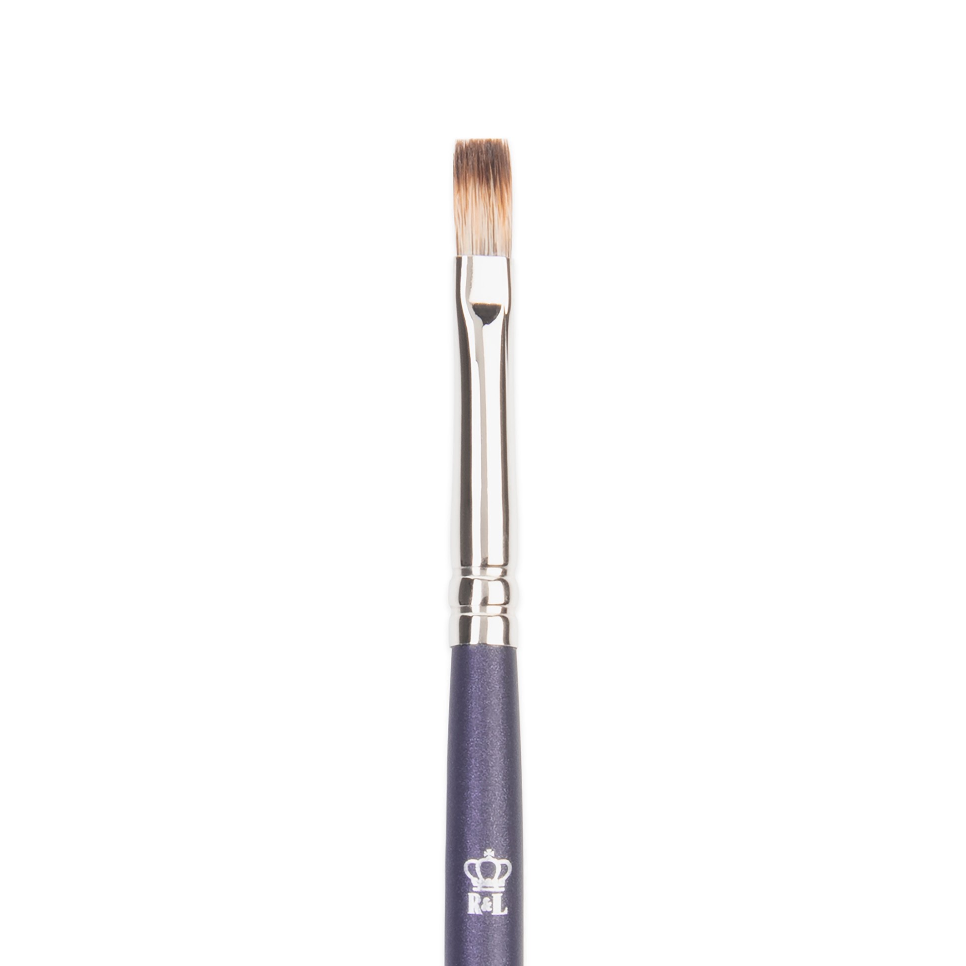 slide 2 of 3, Royal & Langnickel Sovereign Synthetic Long Handle Flat Brush, 1 ct