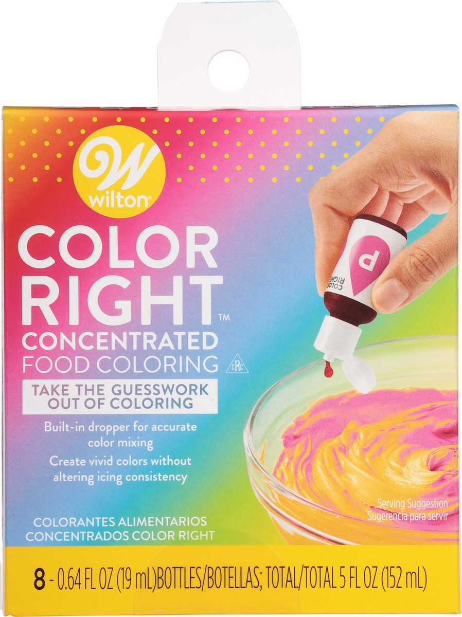 slide 4 of 9, Wilton Color Right Concentrated Food Coloring 8 ea, 8 ct