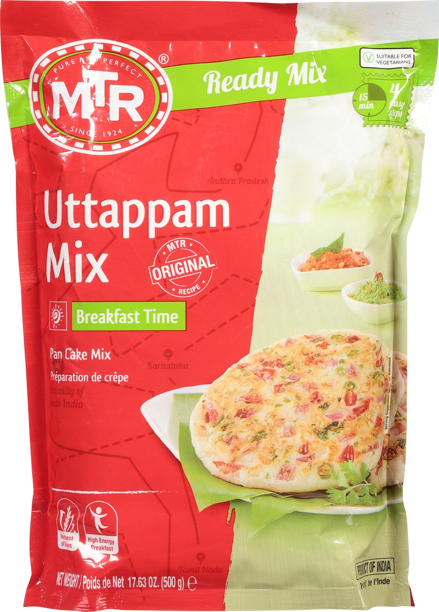 slide 4 of 13, Mtr Uttappam Mix 17.63 oz, 17.8