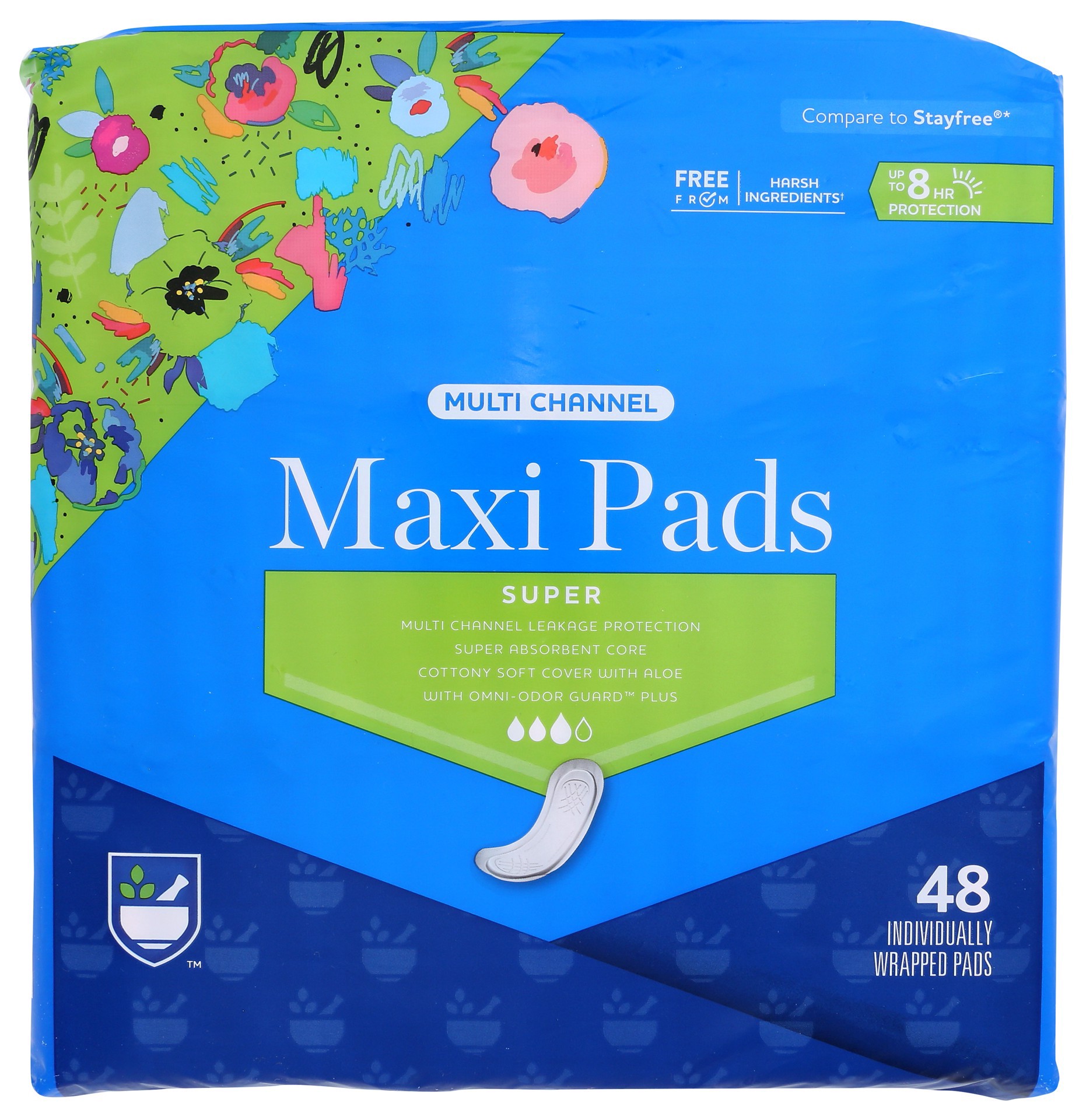 slide 1 of 6, Rite Aid Ra Maxi Sup Mult Chan, 48 ct