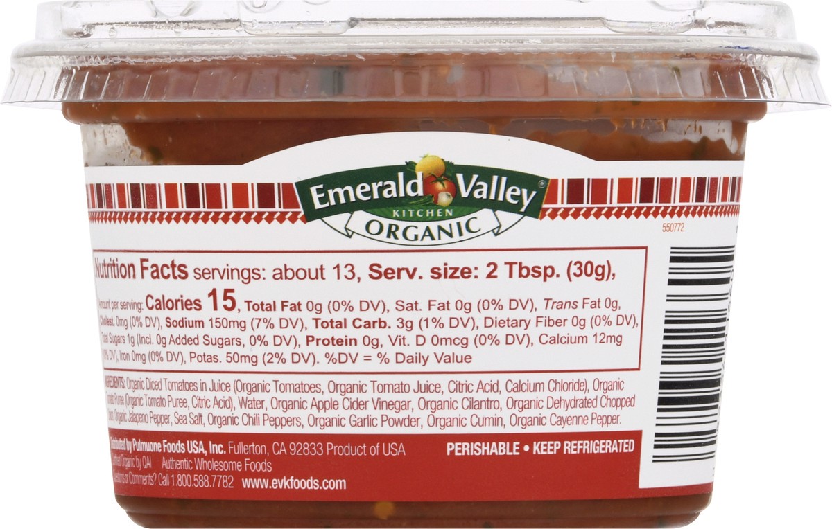 slide 11 of 13, Emerald Valley Kitchen Organic Salsa 14 oz, 14 oz