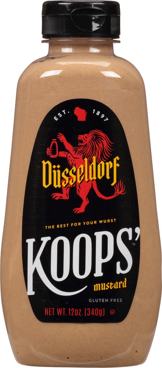 slide 3 of 13, Koops' Mustard Dusseldorf Bratwurst Mustard, 12 oz