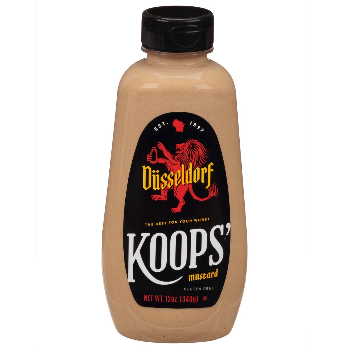 slide 7 of 13, Koops' Mustard Dusseldorf Bratwurst Mustard, 12 oz