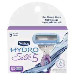 Schick Hydro Silk Women's Shower Ready Refill Razor Blades