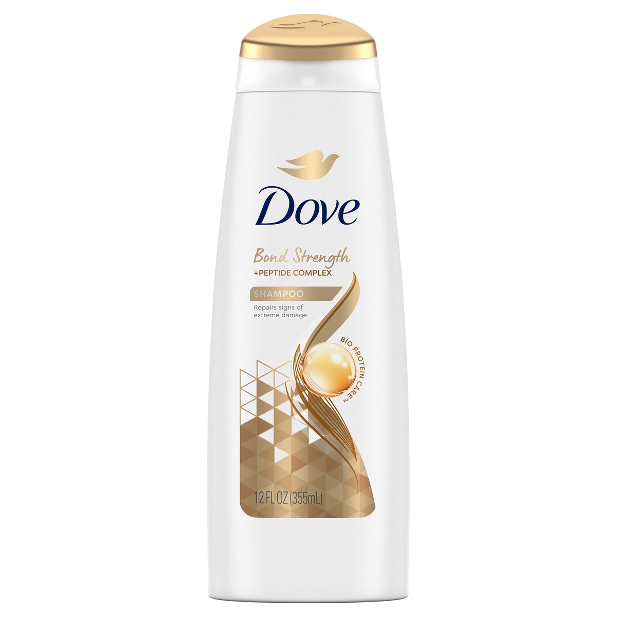 slide 10 of 10, Dove Damage Therapy Shampoo Bond Strength 12 Fl Oz, 12 fl oz