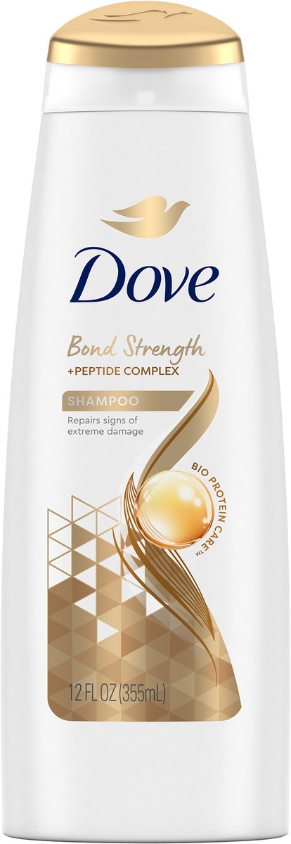 slide 4 of 10, Dove Damage Therapy Shampoo Bond Strength 12 Fl Oz, 12 fl oz