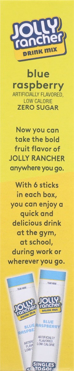 slide 2 of 13, Jolly Rancher Zero Sugar 6 Pack Blue Raspberry Drink Mix 6 ea - 6 ct, 6 ct