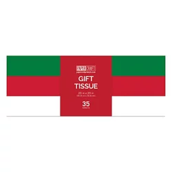 Paper Craft Products Red/Green/White Tissue Paper