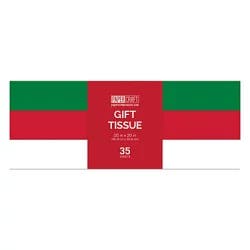 Paper Craft Products Red/Green/White Tissue Paper