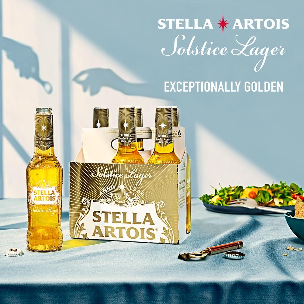 slide 2 of 2, Stella Artois Lager Solstice 6Pk/12Oz Bottles, 6 ct; 11.2 oz