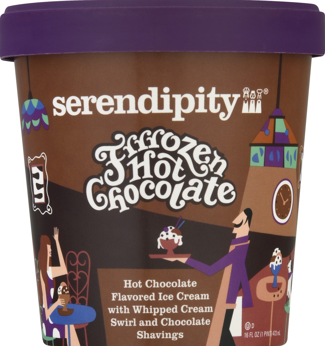 slide 13 of 13, Serendipity Frozen Hot Chocolate Ice Cream 16 oz, 16 oz