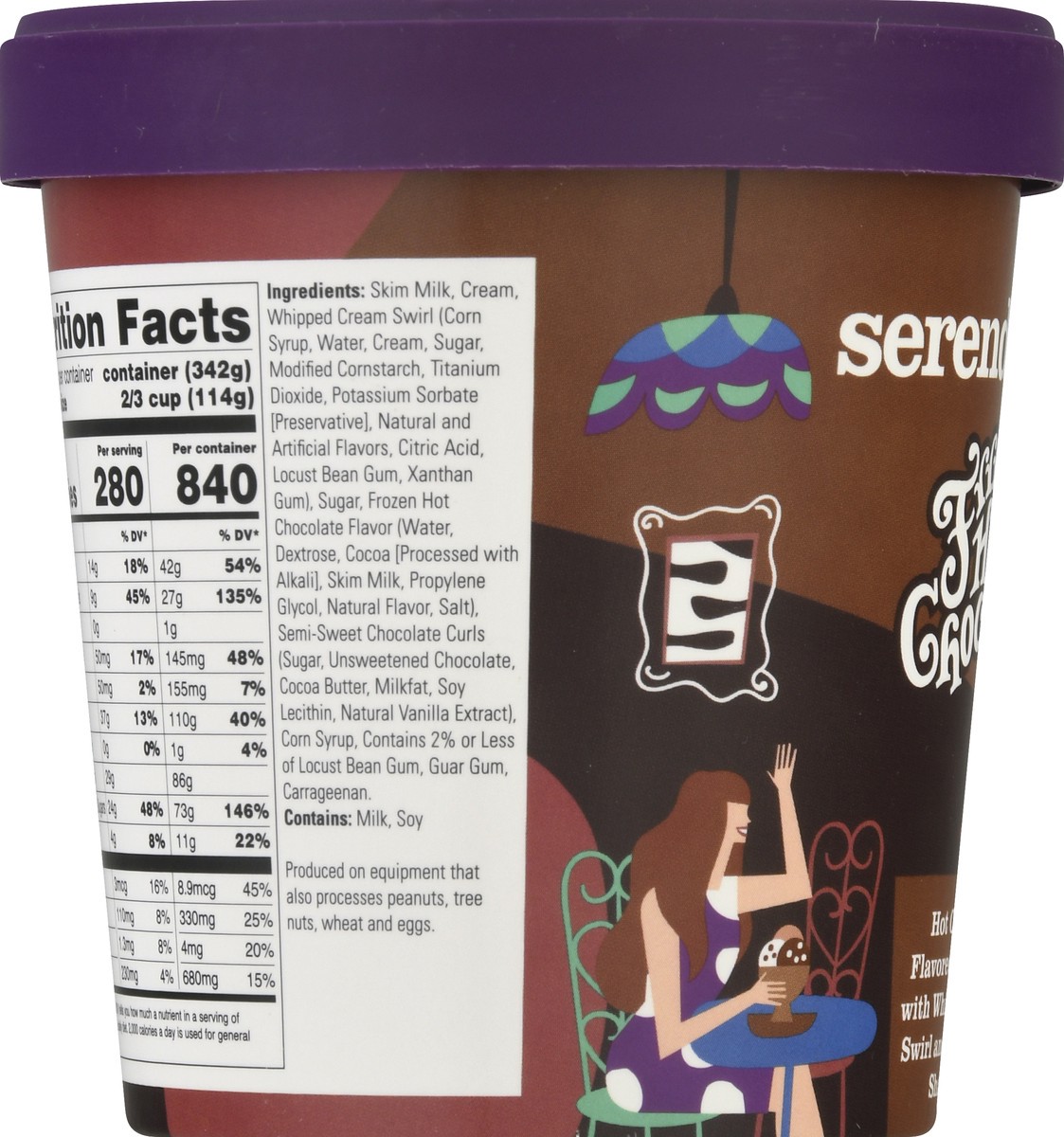 slide 6 of 13, Serendipity Frozen Hot Chocolate Ice Cream 16 oz, 16 oz