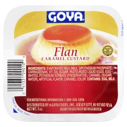 Goya Caramel Custard Flan - 2 ct; 3 oz