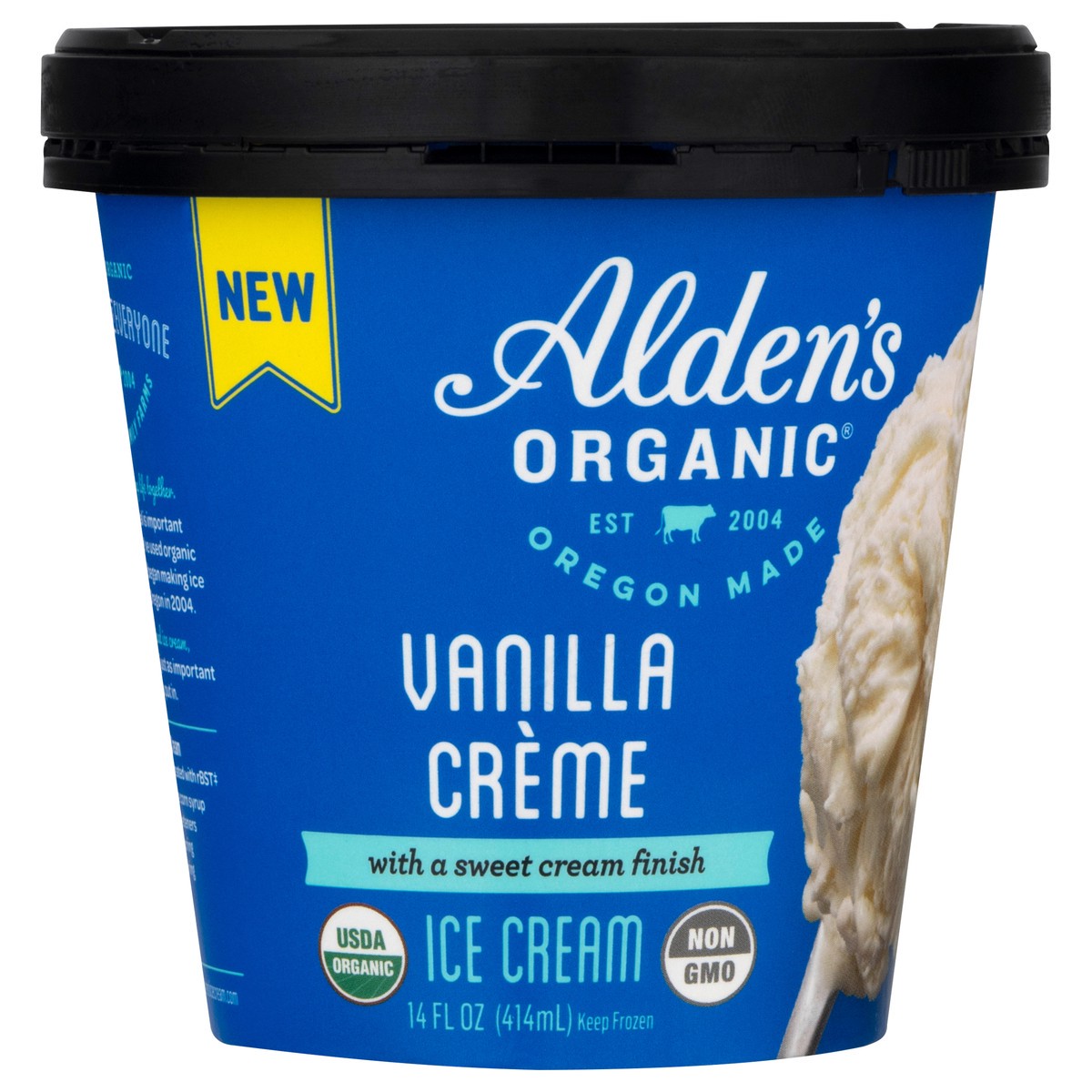 slide 2 of 9, Alden's Aldens Vanilla Creme Ice Cream, 14 fl oz