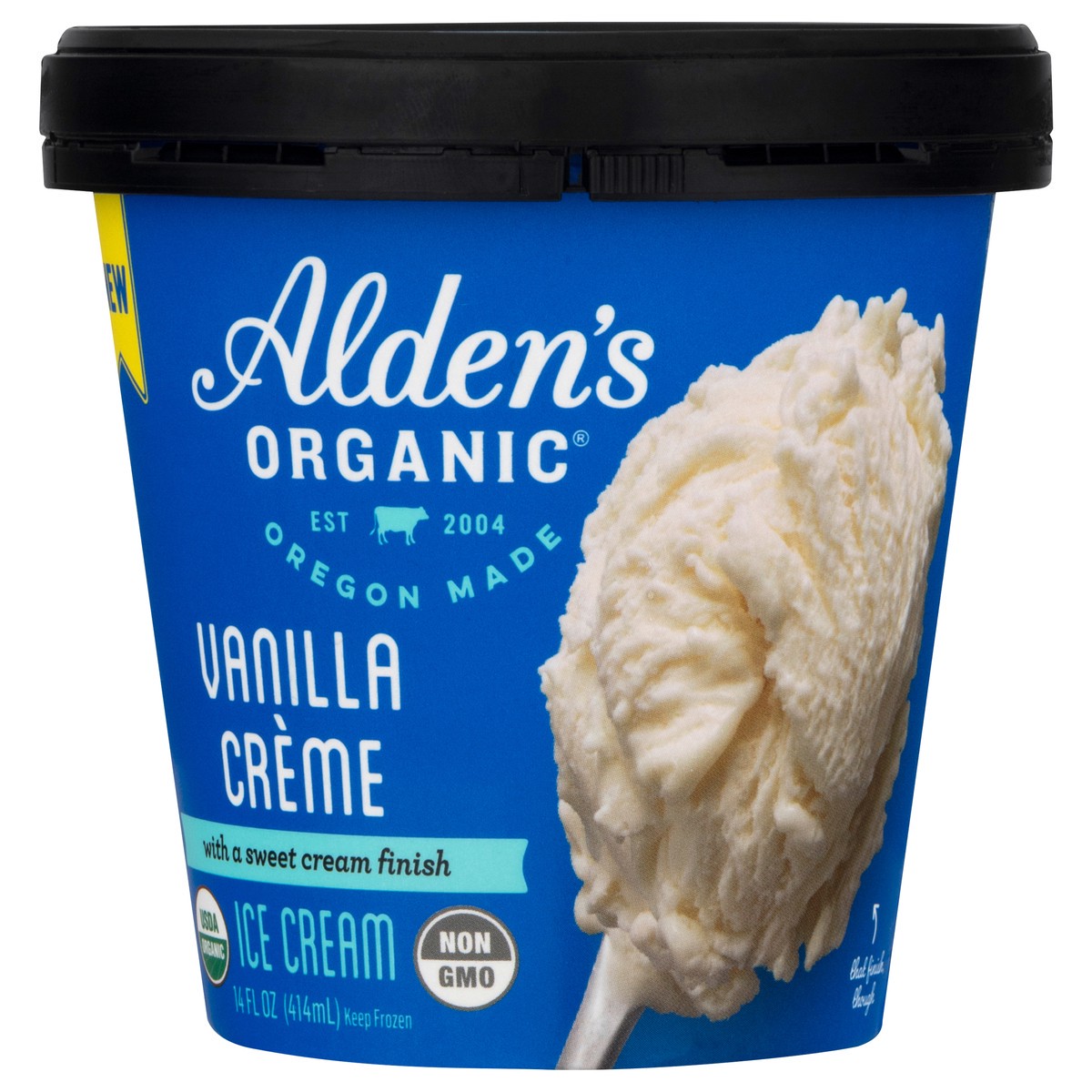 slide 3 of 9, Alden's Aldens Vanilla Creme Ice Cream, 14 fl oz