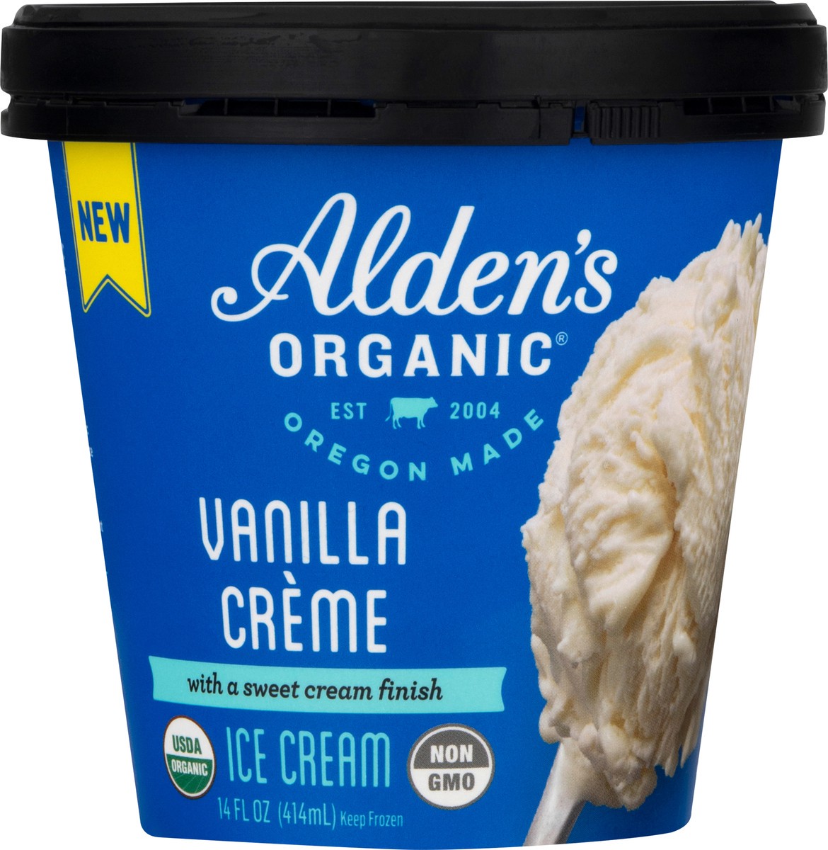 slide 6 of 9, Alden's Aldens Vanilla Creme Ice Cream, 14 fl oz