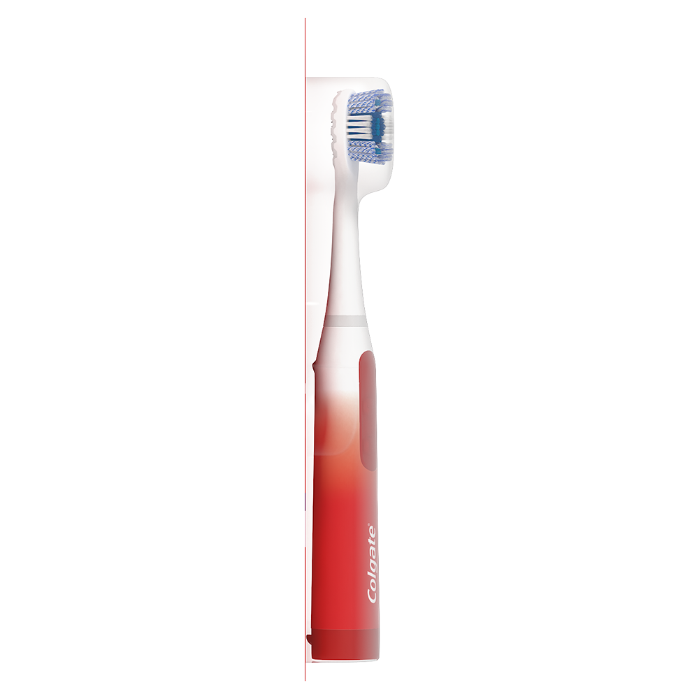 slide 3 of 4, Colgate 360 Optic White Sonic Powered Battery Toothbrush, 1 ct