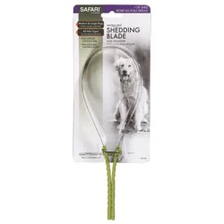Safari by Coastal Dual-Sided Dog Shedding Blade, No Color, Medium-Large (10" L x 3.25" W)
