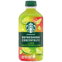 Starbucks Refreshers Lime Watermelon Concentrate - 32 fl oz