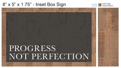 Pbk Inset Box Sign - Progress