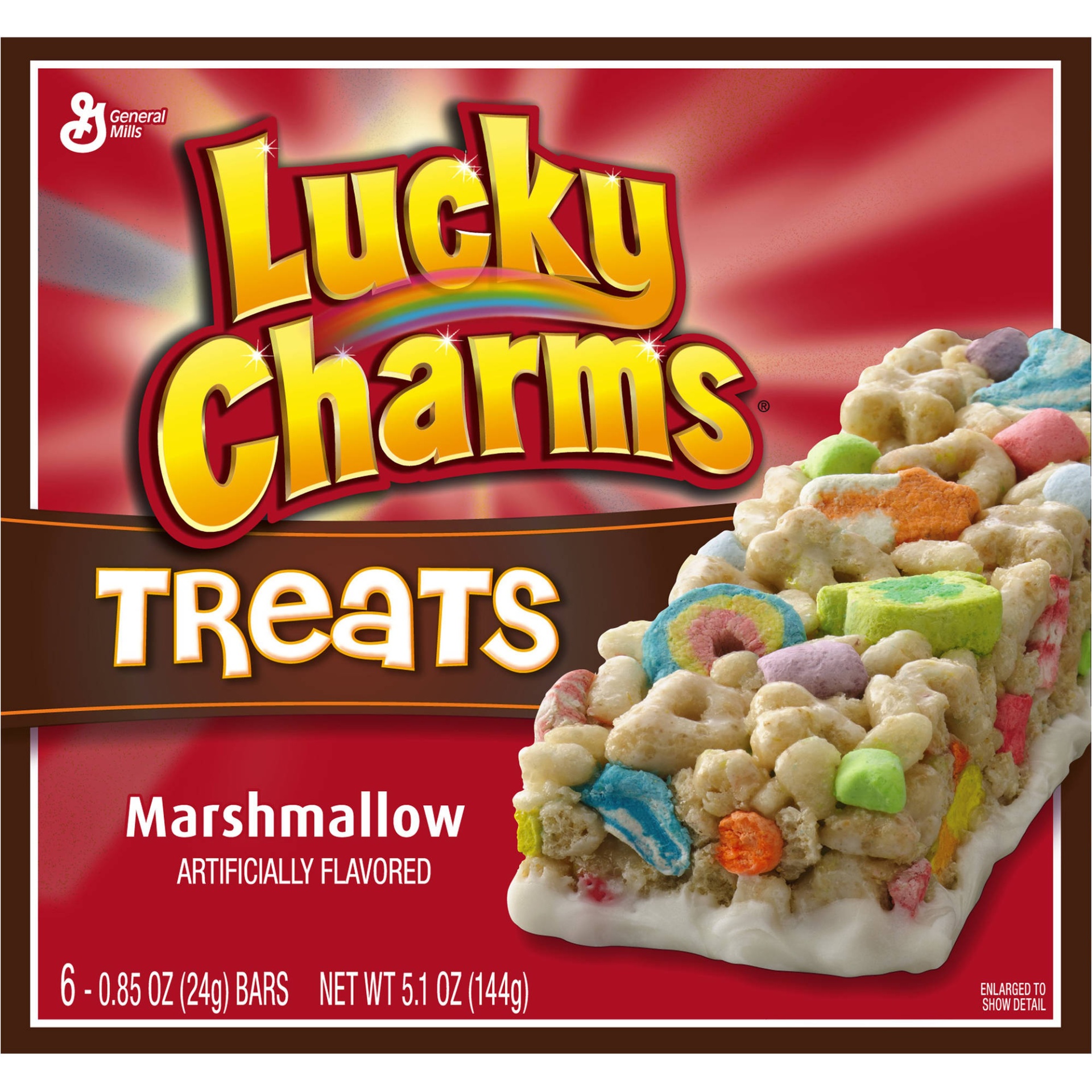 Lucky Charms General Mills Lucky Charms Marshmallow Flavor Treats 6 ct