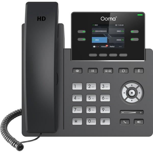 slide 1 of 3, ooma 2612 4-Line IP Corded Phone, OOMA2612, 1 ct