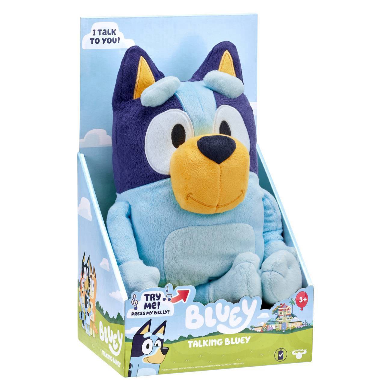 slide 18 of 25, Bluey Sound Effects Talking Stuffed Plush, 1 ct