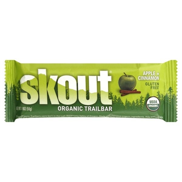 slide 1 of 1, Skout Organic Apple & Cinnamon Trailbar, 1.8 oz