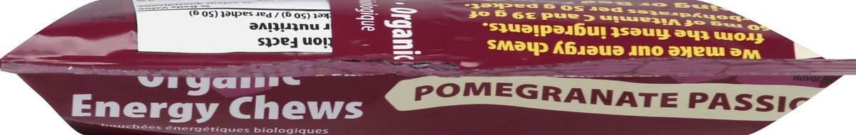 slide 2 of 4, Honey Stinger Chews Energy Pomegranate Passion Fruit, 1.8 oz