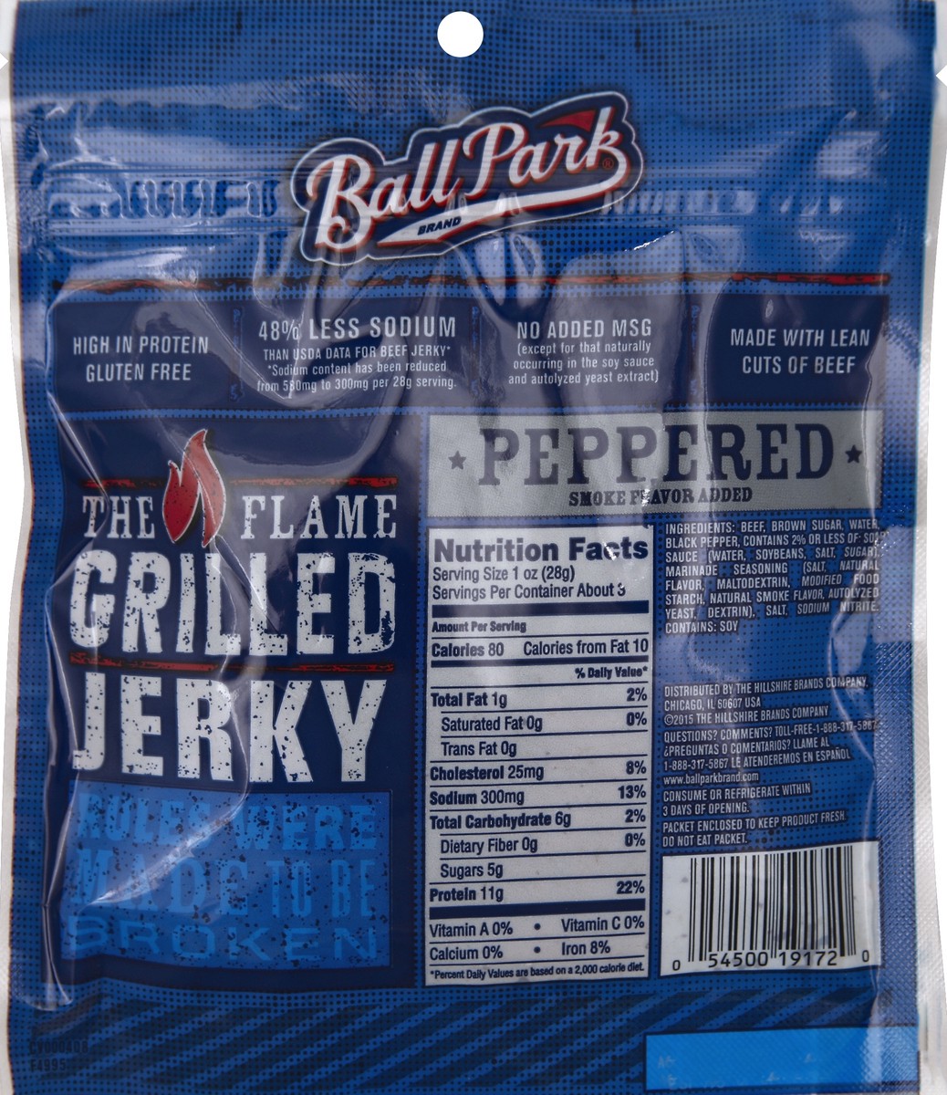 slide 2 of 6, Ball Park Beef Jerky 2.85 oz, 2.85 oz