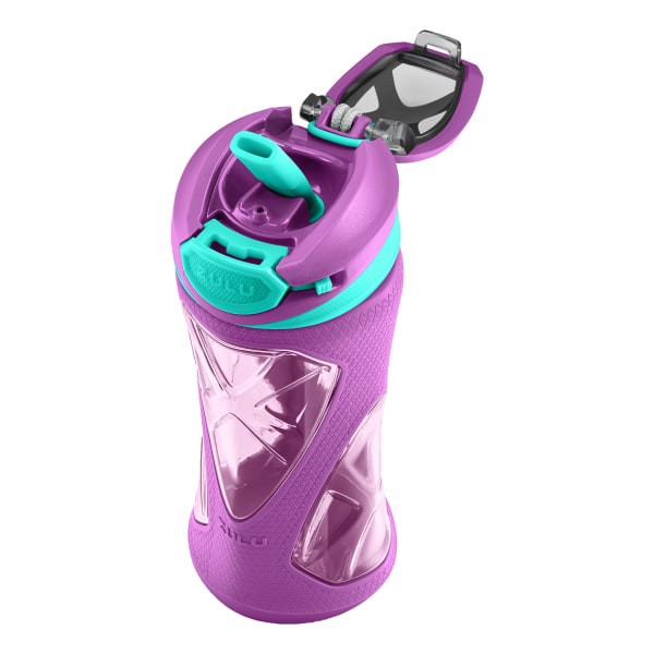 slide 2 of 8, ZULU Torque Water Bottle, 16 Oz, Purple, 1 ct