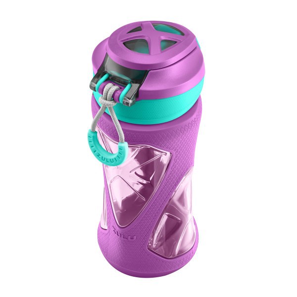 slide 7 of 8, ZULU Torque Water Bottle, 16 Oz, Purple, 1 ct