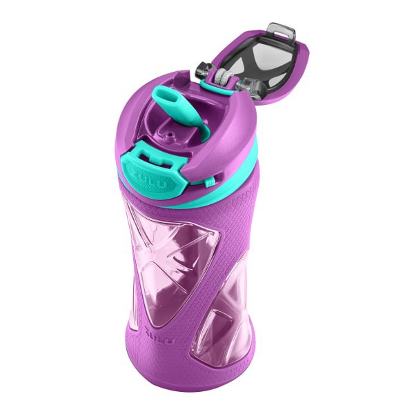 slide 1 of 8, ZULU Torque Water Bottle, 16 Oz, Purple, 1 ct