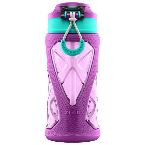 slide 6 of 8, ZULU Torque Water Bottle, 16 Oz, Purple, 1 ct