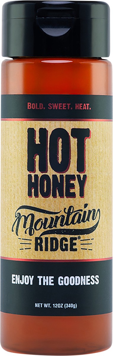 slide 5 of 10, Mountain Ridge Hot Honey, 12 oz