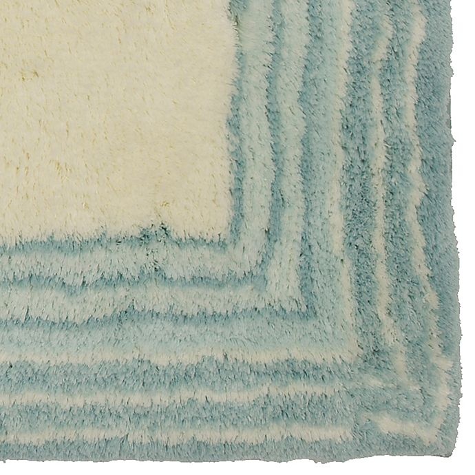 slide 4 of 4, Mohawk 20 x 34'' Dimensions Shag Bath Rug - Aqua'', 1 ct