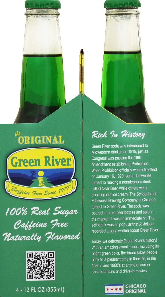 slide 3 of 4, Green River Soda - 4 ct, 4 ct