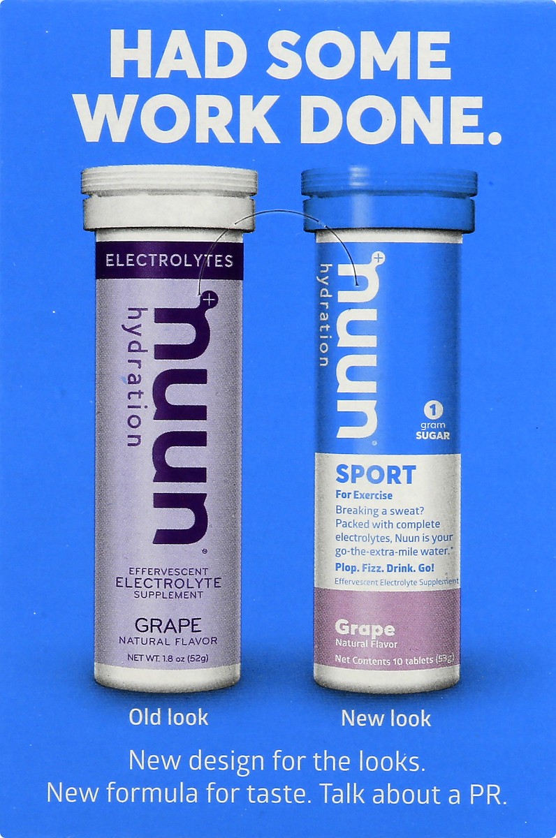 slide 7 of 11, Nuun Hydration Grape Sport 8 ea, 8 ct