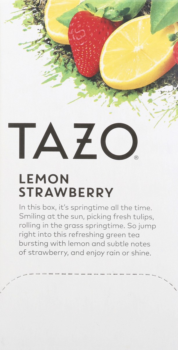 slide 5 of 6, Tazo Lemon Strawberry Green Tea Bags, 1 ct