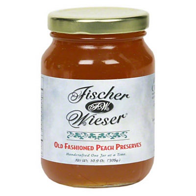 slide 1 of 1, Fischer & Wieser Preserves, Old Fashioned Peach, 10.9 oz