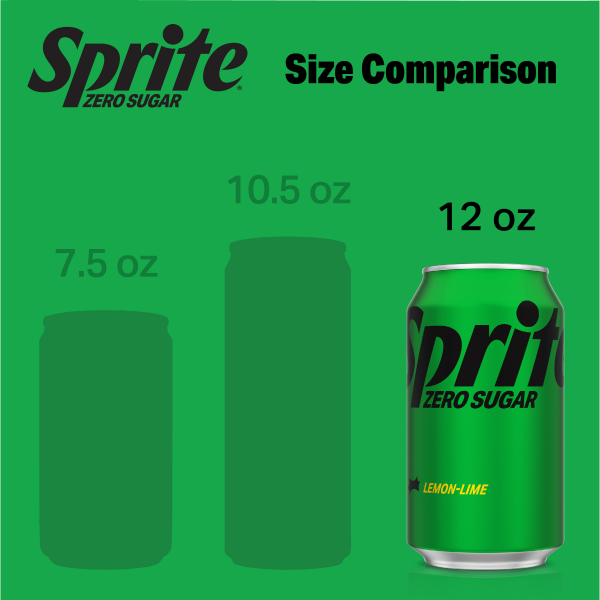 slide 4 of 4, Sprite Zero Lemon Lime Soft Drink - 12 ct; 12 fl oz, 12 ct; 12 fl oz