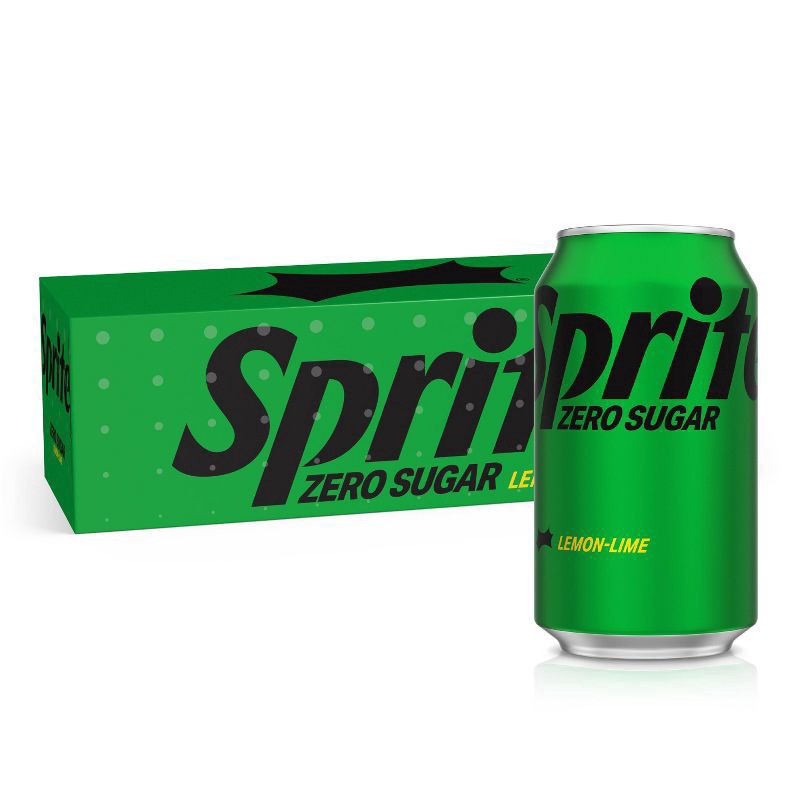 slide 1 of 4, Sprite Zero Lemon Lime Soft Drink - 12 ct; 12 fl oz, 12 ct; 12 fl oz