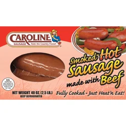 Caroline Mild Beef Smoked Sausage