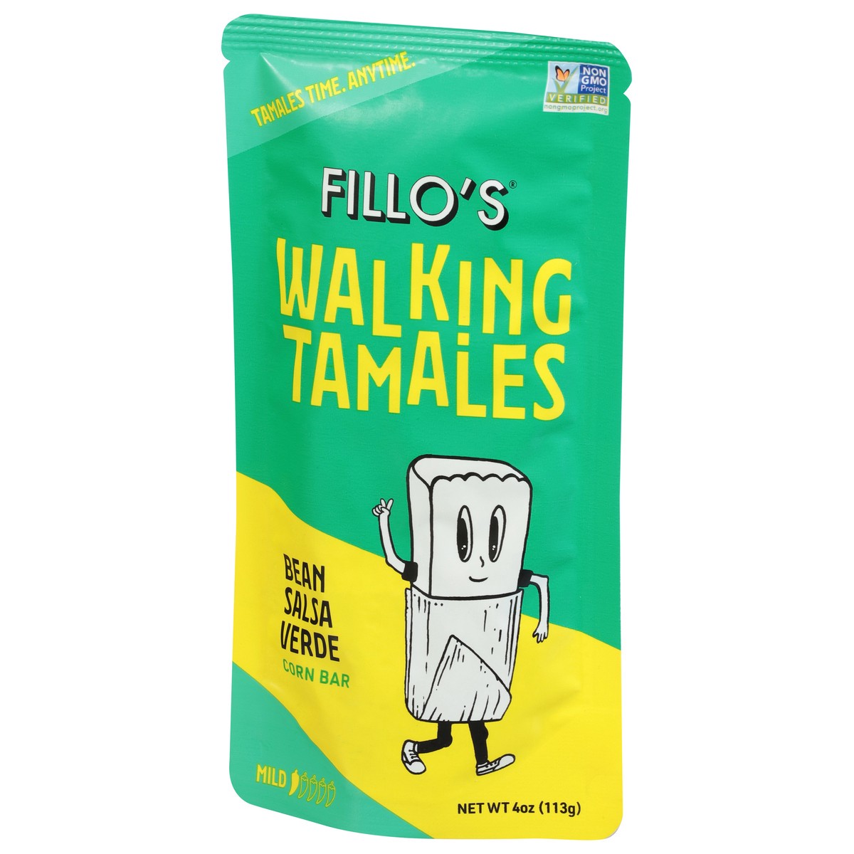 slide 2 of 9, Fillos Bean Salsa Verde Corn Bar 4 oz, 4 oz