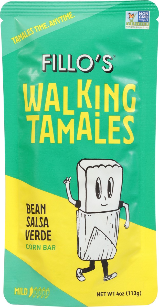 slide 4 of 9, Fillos Bean Salsa Verde Corn Bar 4 oz, 4 oz