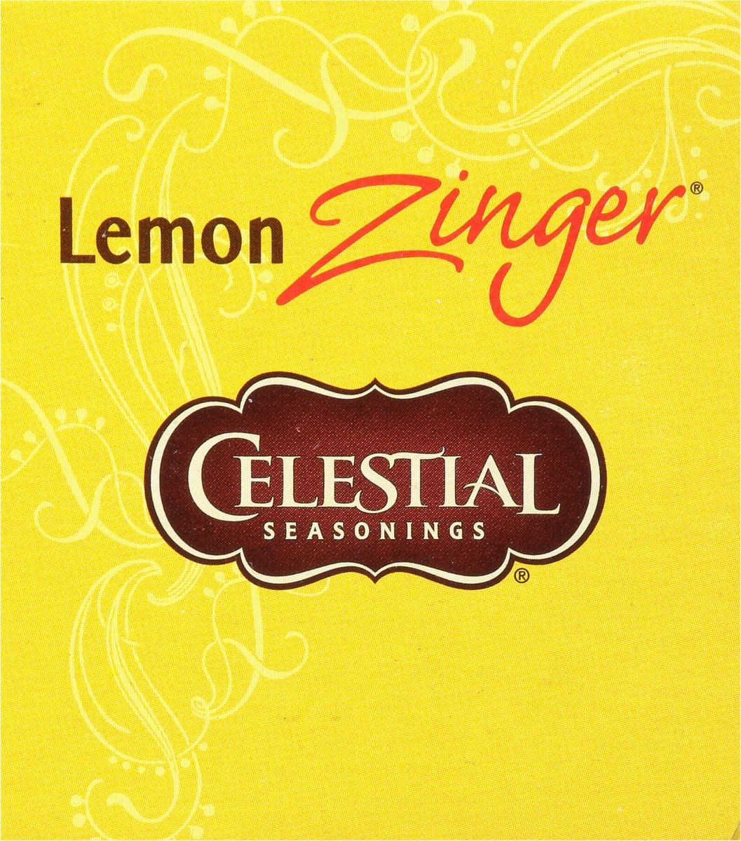 slide 9 of 9, Celestial Seasonings Tea Bags Caffeine Free Lemon Zinger Herbal Tea - 25 ct, 25 ct